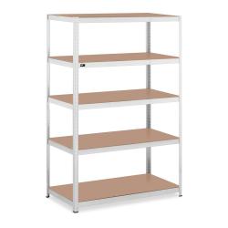 &Eacute;tag&egrave;re charge lourde &eacute;tag&egrave;re m&eacute;tallique &eacute;tag&egrave;re d'atelier 120 x 60 x 180 cm supporte 5 x 150 kg ro