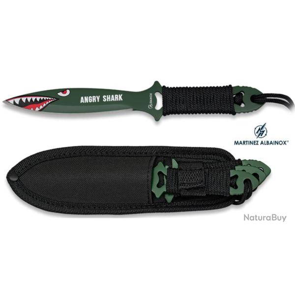 Set de 3 Couteaux de lancer SHARK lame de 10 cm