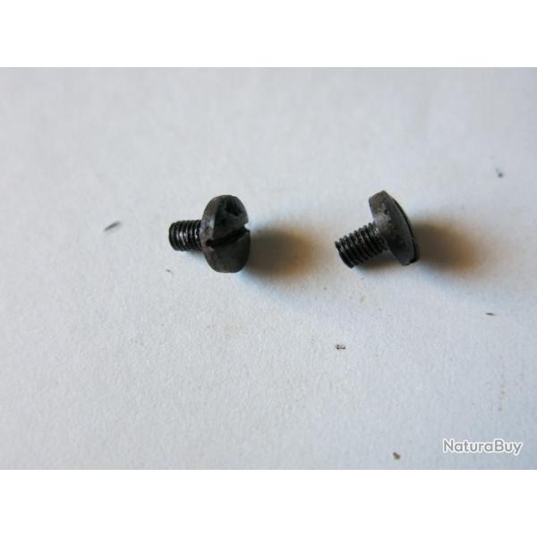 VENDU PAR CUIRASSIER11 PAIRE DE VIS DE PLAQUETTES  DE PISTOLET 7,65 SAUER ET SON MODELE 1926