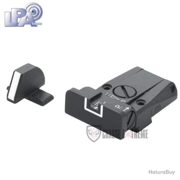 Hausse Rglable et Guidon LPA pour Sig Sauer 220 (nouveau mod) 225, 226, 228 Style de Feuille 18