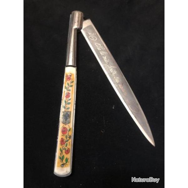 couteau vendette corse tres grande