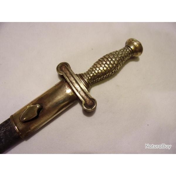 Rare r�duction de glaive d'artillerie 1816