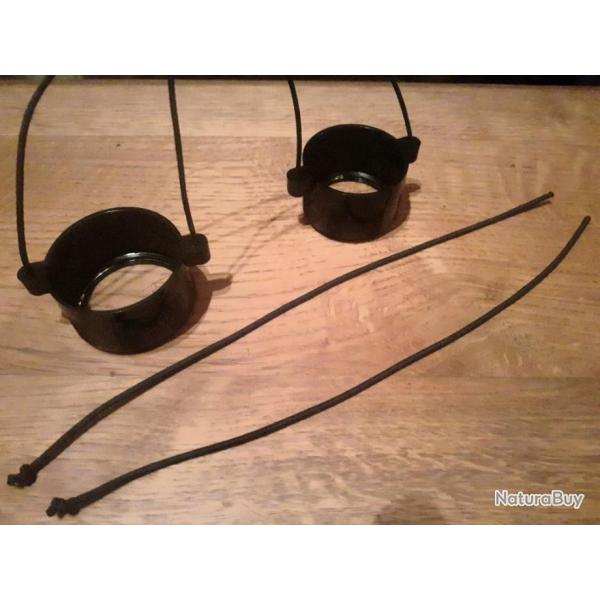 Elastics de bonnettes pour lunettes.