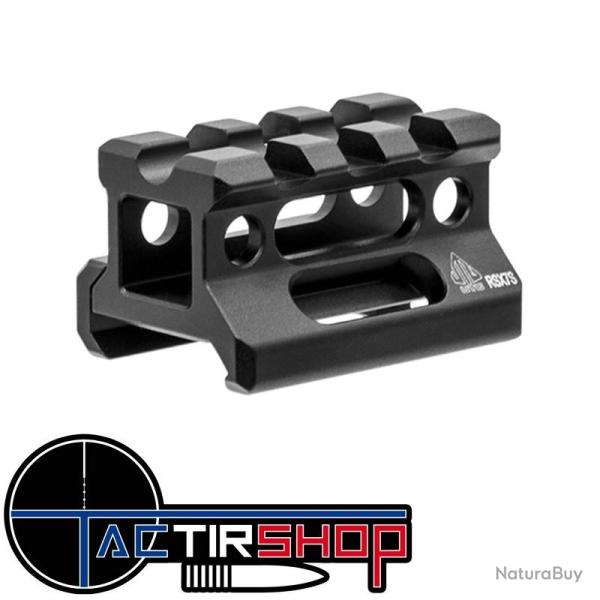 UTG Super Slim Picatinny Riser Mount, 0,75" de hauteur, 3 emplacements