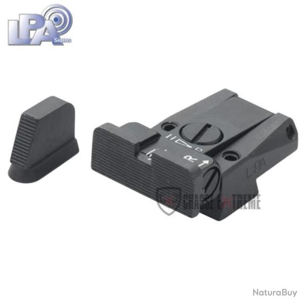 Hausse Rglable et Guidon LPA pour CZ 75/85 Style de Feuille 07