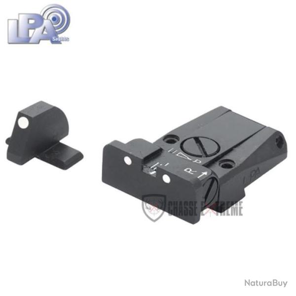 Hausse Rglable et Guidon LPA pour Sig Sauer P229 Style de Feuille 30