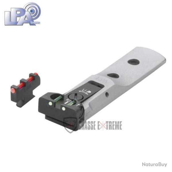 Hausse LPA pour Revolver S&W 6XX avec Guidon Interchangeable Rouge- Charg par Ressort