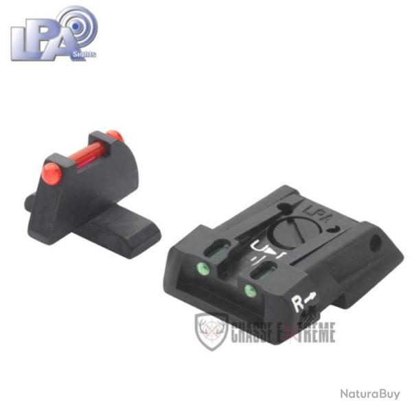 Hausse Rglable et Guidon LPA pour H&K P30 avec Fibre Optique