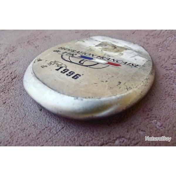M�DAILLE COMM�MORATIVE DES 100�mes CHAMPIONNATS DE FRANCE DE TIR.