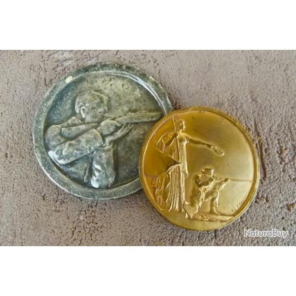 LOT DE M�DAILLES DE TIR.