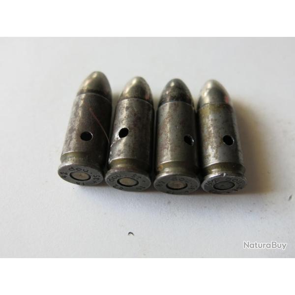 VENDU PAR CUIRASSIER11 LOT N� 1 DE 4 BALLES 9 MM ALLEMANDES   ( DOU 42 ST 15  )
