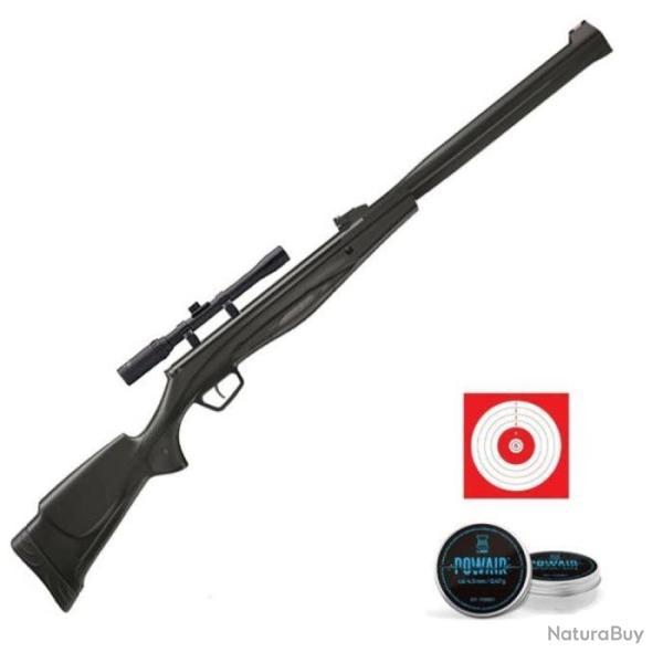 Carabine � plomb Stoeger RX20 S3 Suppressor Synth�tique - Cal. 4.5 mm - Noir / Pack First