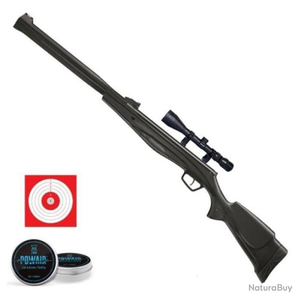 Carabine � plomb Stoeger RX20 S3 Suppressor Synth�tique - Cal. 4.5 mm - Noir / Pack Tir