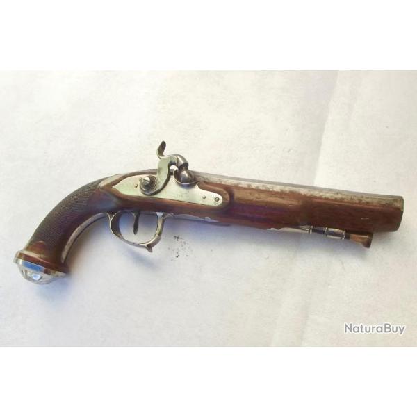 PISTOLET DE VOYAGE LOUIS-PHILIPPE.