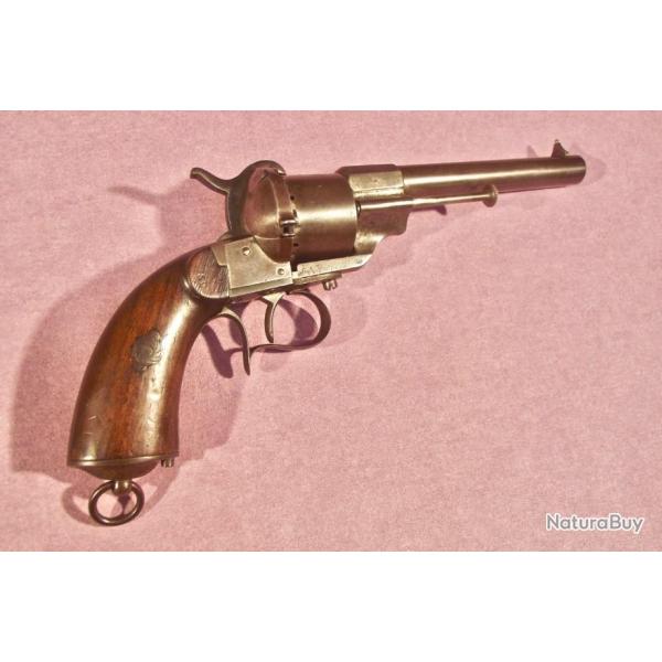 REVOLVER A BROCHE GLISENTI Mle 1854.