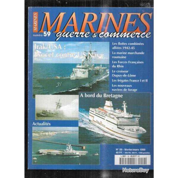marines guerre et commerce 59 marines �ditions , irak-usa exocet contre us navy , croiseur dupuy de
