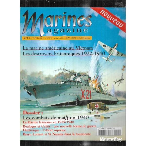 marines magazine 11 marines �ditions , combats de mai-juin 1940, us navy vietnam , royal navy 20-40