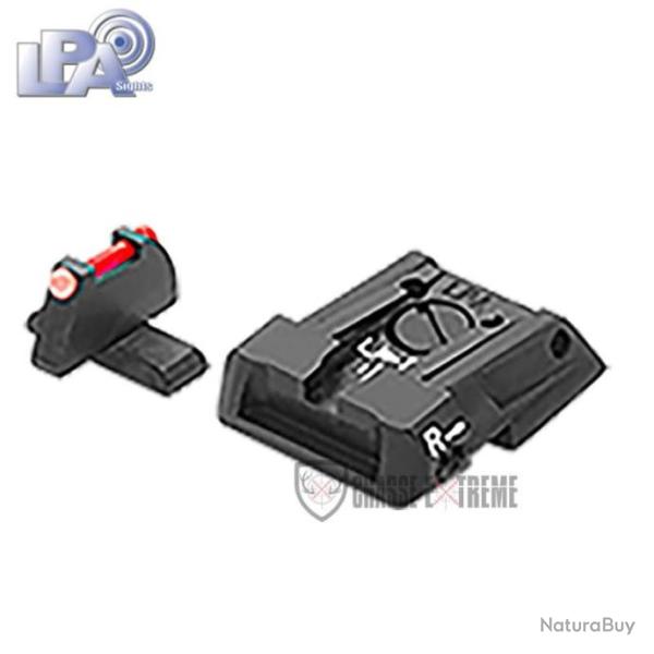 Hausse Noire et Guidon Fibre Optique LPA pour Colt XSE (Novak)