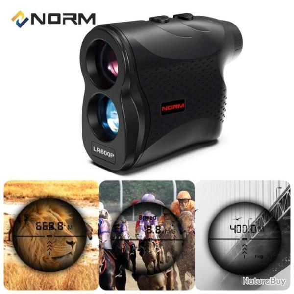 T�l�m�tre Laser NORM Monoculaire Port�e 600M Grossissement 6x (Chasse Golf) LIVRAISON OFFERTE