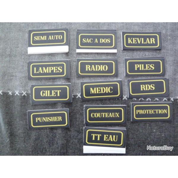 Stickers caisse � munition # au choix - 7.5x3 cm