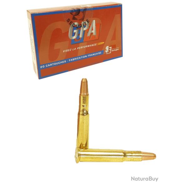 Munitions SOLOGNE calibre 30-30 GPA 148gr - 9.6g x20