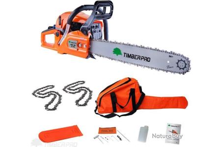 Tronçonneuse Thermique Timberpro 62 Cm3 Guide de 50 Cm