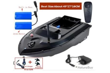 Bateau De Pêche Radiocommandé 1.5kg - Avec Détecteur De Poissons - Télécommande