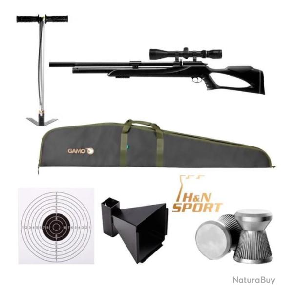 PACK-1 CARABINE PCP SNOWPEAK Noire  M25. Cal. 4,5 mm, 19,9 Joules-3