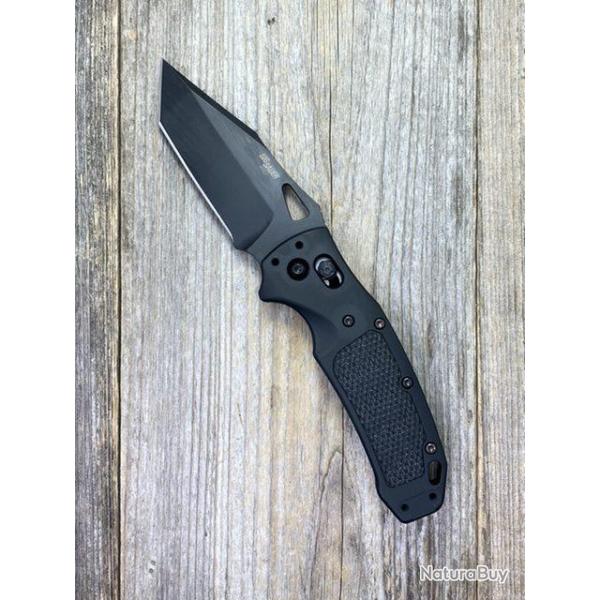Couteau SIG Sauer K320 AXG Pro7 ABLE Lock Tanto Lame Acier S30V Manche Black Alu Made USA SIG36364