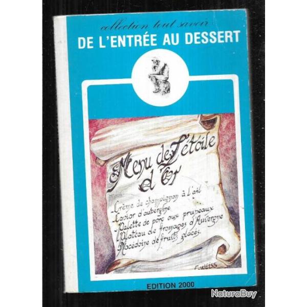 de l'entr�e au dessert collection tout savoir 9 format poche