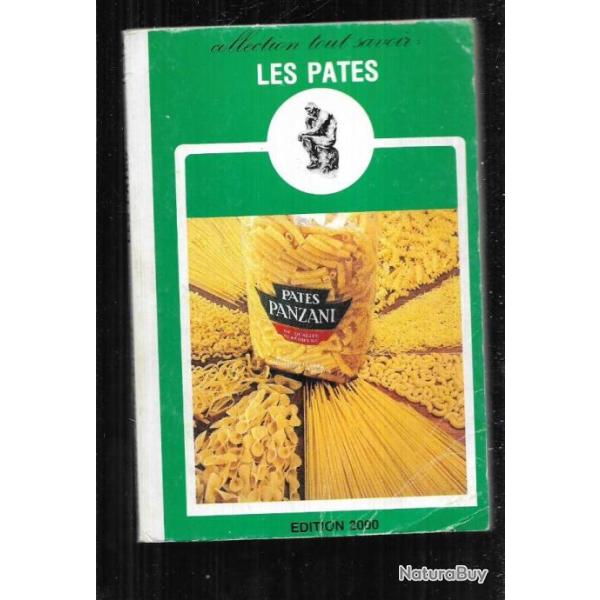 les pates collection tout savoir 14 format poche