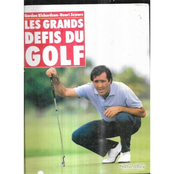 les grands dfis du golf de gordon richardson et coffret (2 livres) golf de alick a.watt