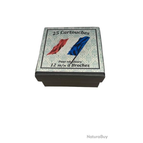 12 mm � Broches ou 12mm Lefaucheux: Reproduction boite munitions (vide) HB 9814213
