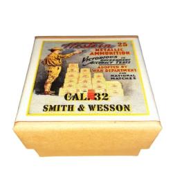 32 SW ou Smith et Wesson (Short): Reproduction boite cartouches (vide) WMA 9814301