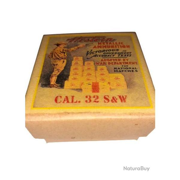 32 Smith et Wesson ou 32 S&W (Short): Reproduction boite cartouches (vide) WMA 9814301