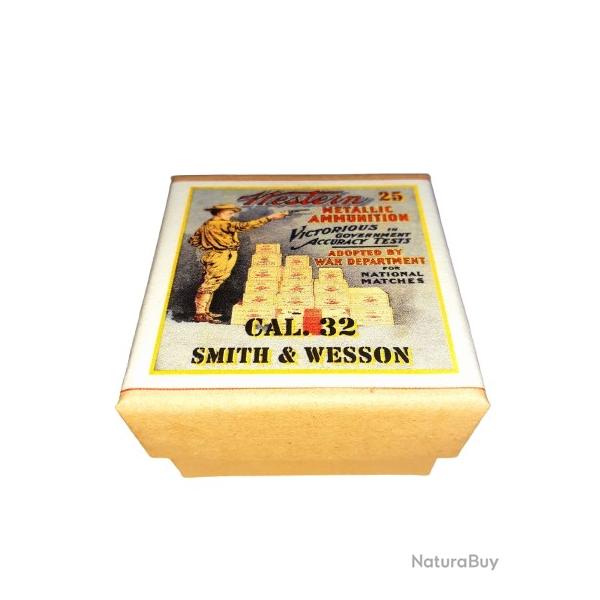 32 SW ou Smith et Wesson (Short): Reproduction boite cartouches (vide) WMA 9814301