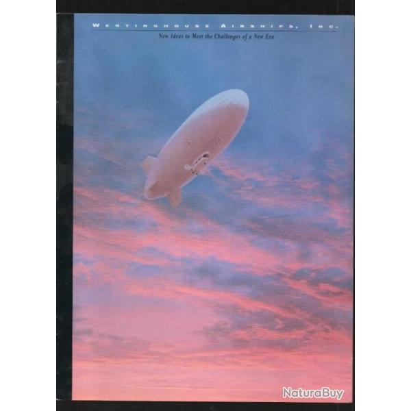 dirigeable westinghouse 2 plaquettes , publicitaires dmos avec photos