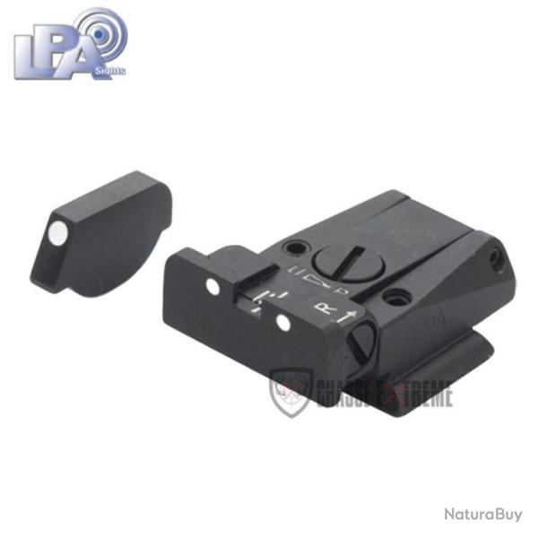 Hausse R�glable et Guidon LPA pour Ruger P90, P91 Style de Feuille 30