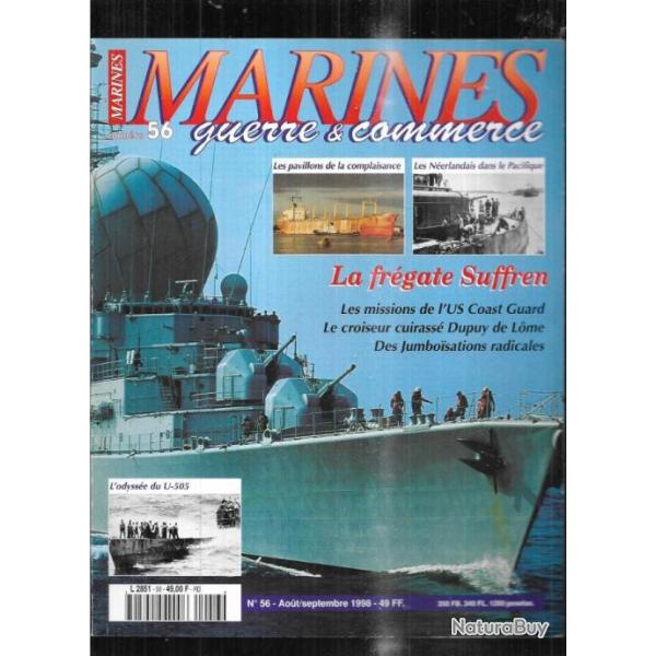 marines guerre et commerce 56  marines �ditions fr�gate suffren, u-505, n�erlandais dans le pacifiqu
