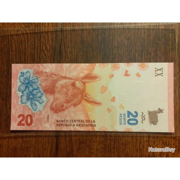 Argentine. 20 pesos 2017 . Neuf