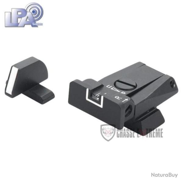 Hausse R�glable et Guidon LPA pour HK USP40SW Style de Feuille 18