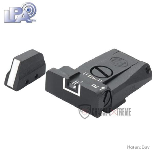 Hausse Rglable et Guidon LPA pour Beretta 92, 96, 98, M9 Style de Feuille 18