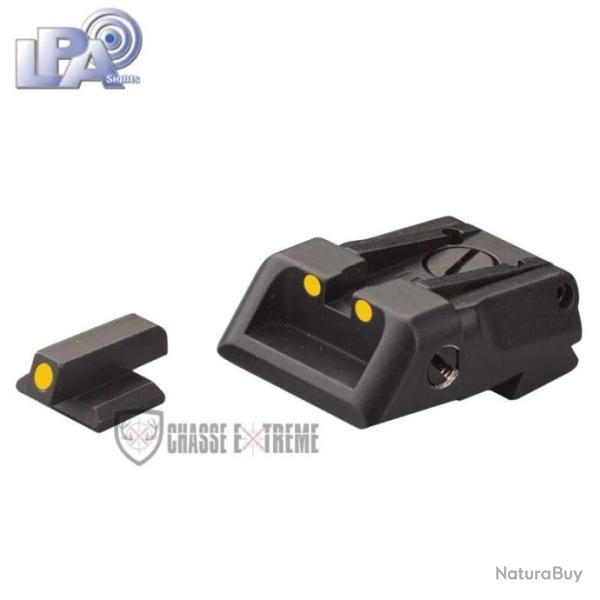 Hausse R�glable et Guidon � Pigment Lumineux LPA pour Kimber 1911