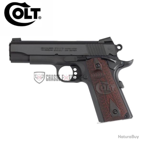 Pistolet COLT Combat Commander 4,25" Cal 38 Super Blued