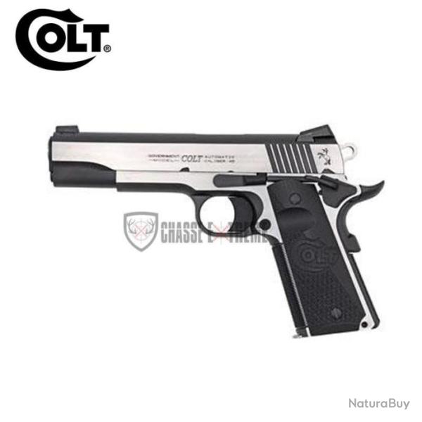 Pistolet COLT 1911 Combat Elite Government Bicolore Cal 45 Acp