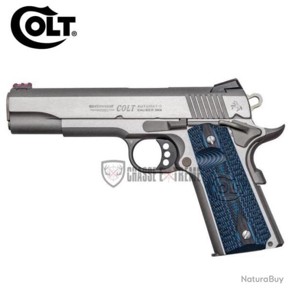 Pistolet COLT 1911 Government Comp�tition 5" Inox Cal 9�19