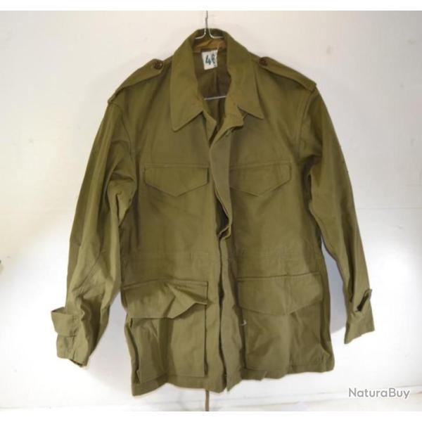 Veste de combat Arm�e Fran�aise mod�le 1947 modifi�e 1952. Dat�e 1956 Guerre Alg�rie