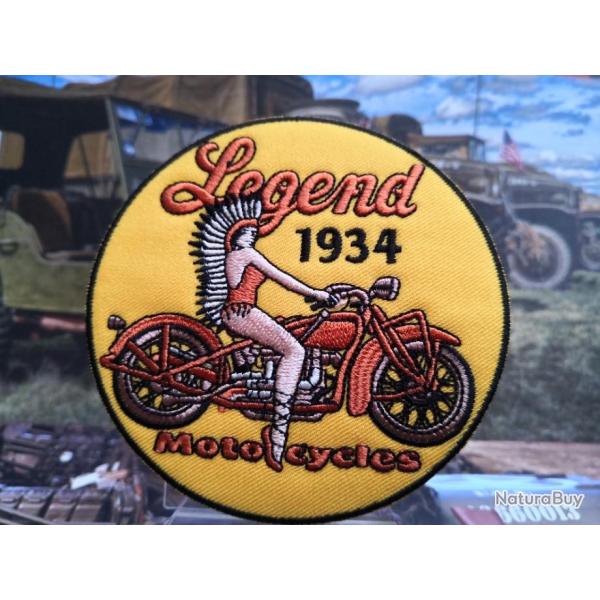 Patch LEGEND motorcycles ( 95 mm )   coudre ou  coller au fer