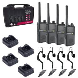 Albrecht Tectalk Worker 3 - Kit Valise 4 talkies
