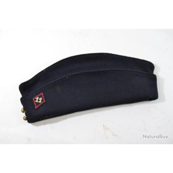 Calot 11 cuirassier poque Indochine Algrie. Bonnet de police 11e Rgiment de Cuirassiers